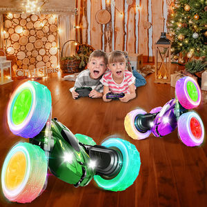 Mobil Remote Control, mobil RC off road, dua sisi 360 flip, truk Monster 4WD <span class=keywords><strong>2</strong></span>.4Ghz Rock Crawler dengan lampu depan - Product Image 6