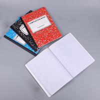 Carnets de Compositions Scolaires Personnalisées A5 Taille Personnalisée Exercice Scolaire Reliure Limp Composition de Livre Noir Et Blanc