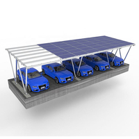 Sistema de Montaje de Estructura de Acero Galvanizado en Caliente para Cocheras Solares Fotovoltaicas, Suministro a Granel para Ingeniería