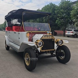 Elegante Vehículo Turístico Eléctrico Retro con Cabina Espaciosa para Negocios de Turismo Comercial - Product Image 4