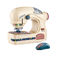 Jouets de maison de jeu pour enfants, mini machine à coudre électrique en plastique, éducation précoce, appareils électroménagers pour enfants et femmes au foyer