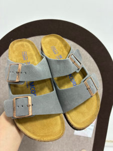 <span class=keywords><strong>Sandali</strong></span> Pop Europei e Americani con Cinturini Multipli per Donna e Uomo, Comodi per Esterni, in Pelle con Suola in Sughero, Scarpe Mule Personalizzate - Product Image 2