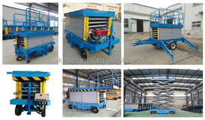 Elevador de tijera portátil para almacén, 0,5 toneladas, 1 tonelada, remolque, tijera hidráulica, cielo, elevación móvil, trabajo de elevación, elevador de carga Vertical - Product Image 4