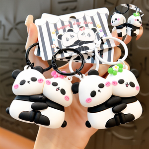 Llavero Magnético <span class=keywords><strong>de</strong></span> Panda Adorable con Diseño <span class=keywords><strong>de</strong></span> Muñeco <span class=keywords><strong>de</strong></span> Doble Cara para <span class=keywords><strong>Parejas</strong></span>, Colgante <span class=keywords><strong>de</strong></span> Bolso, Regalo - Product Image 1