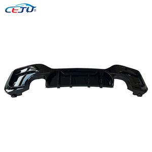 Difusor de labio de parachoques trasero de coche estilo MP ABS negro brillante para <span class=keywords><strong>BMW</strong></span> <span class=keywords><strong>1</strong></span> serie F20 F21 LCI <span class=keywords><strong>M</strong></span> <span class=keywords><strong>Sport</strong></span> <span class=keywords><strong>118i</strong></span> 120i 125i 135i 140i 2015-2018 - Product Image 2