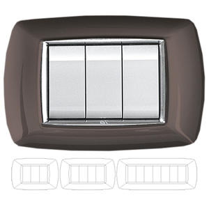 Copertura per Interruttore Notturno in Alluminio a 7 Moduli 'MYLIFE' - Product Image 3