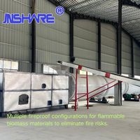 Séchoir Rotatif à Biomasse Haute Performance Économe en Énergie 2 Tonnes/Heure Certifié CE Marque JNSHARE 380V/415V Garantie 1 An Uniforme et Efficace