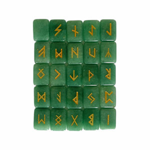 Runas de piedra natural Aventurina verde - Product Image 4