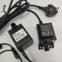 Pompe à eau submersible certifiée basse pression 650L/H en ABS pour fontaine de jardin, personnalisable OEM, électrique 12V