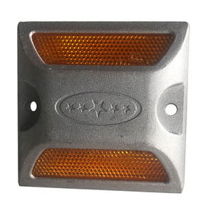 Алюминиевый светодиодный солнечный кошачий глаз, мигающий дорожный фонарь, светоотражающий дорожный шип - Product Image 1