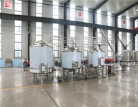 Équipement complet de brasserie Tonsen 2000L avec chaisse de brassage à 2 cuves, équipement de brassage clé en main, solution complète de brassage de bière