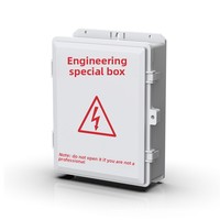 Boîtier de distribution/jonction extérieur étanche en plastique ABS pour câble d'alimentation de surveillance de sécurité