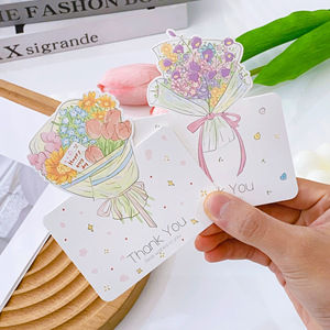 Cartes <span class=keywords><strong>de</strong></span> <span class=keywords><strong>remerciement</strong></span> 3D Pop-Up en forme <span class=keywords><strong>de</strong></span> bouquet floral avec enveloppes <span class=keywords><strong>pour</strong></span> mariage et fête prénuptiale - Product Image 4