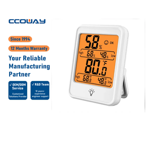 Hygrometer Thermometer Household with Comfort Level MAX/MIN <strong>Temperature</strong> &amp; Humidity Display Backlit Design OEM &amp; ODM Supported - Product Image 1