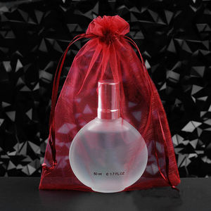 Sacs cadeaux bijoux avec cordon de serrage LOGO personnalisé tissu maillé transparent avec <span class=keywords><strong>organza</strong></span> pour le stockage et la présentation de bijoux - Product Image 3