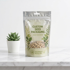 Bolsa de Embalaje de Semillas de Mylar con Diseño Personalizado, Cierre Hermético y Muesca de Desgarre para Almacenamiento de Semillas a Largo Plazo, Fabricación OEM ODM Directa de Fábrica, MOQ Bajo - Product Image 3