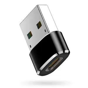 Konverter adaptor OTG transfer pengisian daya USB C ke USB 2.0 kualitas tinggi untuk ponsel tipe-c ke USB