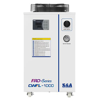 Refroidisseur d'eau de process S&A TEYU CWFL-1000AN CWFL-1000 CWFL-1000ANS03 CWFL-1000BNS03 pour graveur, découpeur et soudeur laser à fibre 1kW