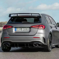 Kit de carrosserie pour pare-chocs avant arrière classe A W177 mise à niveau vers A45 A35 AMG Kit de carrosserie large pour Mercedes Benz classe A W177 A250 2019 2020 2021