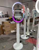 Harga Mesin Photobooth DSLR iPad yang Dapat Disesuaikan Ketinggiannya dengan Ring Light untuk Pesta Pernikahan