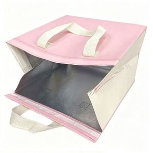 Custom Non Woven Insulated Disposable Food Delivery Takeaway Cooler Bag Letter Pattern Waterproof Portable for Cake Milk Coffee - Product Image 2
