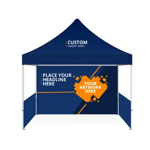 Beste Prijs Hoge Kwaliteit 10x10ft Aangepaste Reclame Pop-Up Tent Outdoor Opvouwbare Display Campagne Aluminium Luifel Tent Voor Evenementen