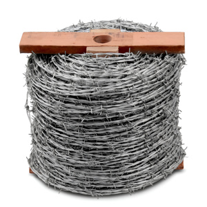 <span class=keywords><strong>Alambre</strong></span> <span class=keywords><strong>de</strong></span> púas <span class=keywords><strong>de</strong></span> acero inoxidable galvanizado <span class=keywords><strong>de</strong></span> alta resistencia que incluye 3 hilos calibre 12,5 calibre 16 para valla con rollos <span class=keywords><strong>de</strong></span> 500 <span class=keywords><strong>metros</strong></span> - Product Image 1