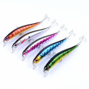 9,7 cm/8,6G Pesca Jerk Minnow Señuelos de Pesca Fundición larga Flotante Minnow Lure Jerk Baits con anzuelo triple - Product Image 5