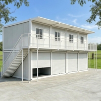 Conteneurs modulaires détachables en acier de 40 pieds avec panneaux sandwich respirants – Idéaux pour véranda, appartement, usage résidentiel ou bureau – Légers et durables