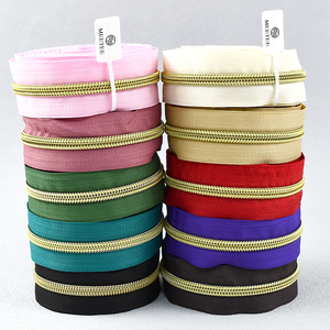 Meetee za030 5 # hành lý phụ kiện DIY handmade may chất liệu chất lượng cao bền nylon dây kéo băng cho may mặc nhà dệt - Product Image 4