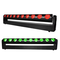 Projecteur LED linéaire DMX 10x40W à 10 faisceaux pour discothèque et bar, faisceau RGBW, tête mobile DJ, IP33, durée de vie de 40 000 heures