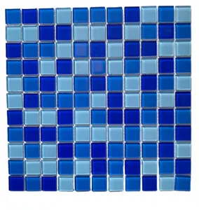 swimming pool glass mosaic