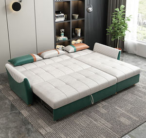 Canapé moderno para sala de estar, sofás plegables de almacenamiento, Chesterfield, sofá cama de cuero - Product Image 4