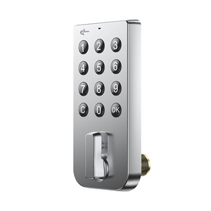 Smart Password <b>Lock</b> Stainless Steel Digital Keypad <b>Cabinet</b> Drawer <b>Lock</b> For Wood Door With Rotate Handle Design - Product Image 2