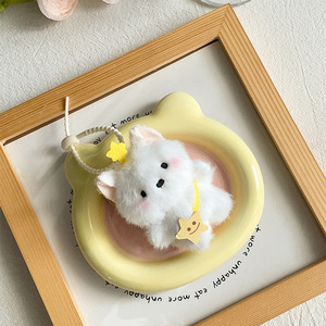 Wholesale Cute Plush Puppy <strong>Keychain</strong> Kawaii Dog Doll Bag Charm Soft Stuffed Animal Star Pendant Aesthetic Gift Accessory <strong>Bulk</strong> - Product Image 4