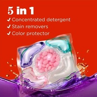 Offre Spéciale : Nouvelles Capsules de Lessive 5-en-1 Jetables 8g Parfum Floral – Perles de Gel pour le Nettoyage des Vêtements (Boîte)