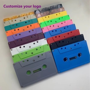 Cinta de Cassette Transparente de Color Vibrante, Material de Grabación de Alta Calidad, Colección de Música Retro - Product Image 1