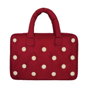 Maletín portátil personalizado de terciopelo suave para computadora portátil, bolsa de mensajero para tableta, funda de nailon personalizada para computadora. - Product Image 3