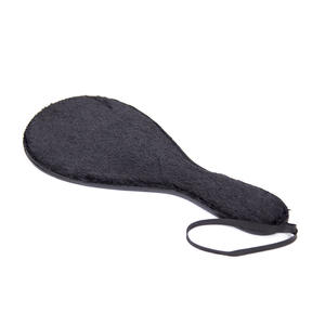 Coppia adulta flirt giocattoli sessuali nero ovale singolo lato peluche coppia flirt strumenti BDSM Spanking Paddle palco oggetti di scena - Product Image 4