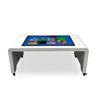 Table interactive d'étude et de conférence avec écran tactile LCD haute luminosité pour affichage d'animations et de textes, pour usage intérieur