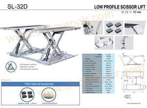 3200KG palan SL-32D Combo voiture Parking ascenseurs voiture Machine de levage Jack haute capacité équipement de levage pour Rayton <span class=keywords><strong>Fissore</strong></span> voitures - Product Image 6
