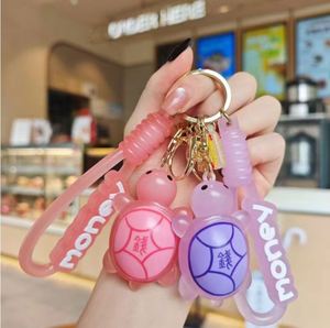 Glow-in-the-dark Turtle Keychain Cartoon Turtle Car <b>Key</b> <b>Chain</b> Exquisite Backpack Gift Small Pendant - Product Image 5
