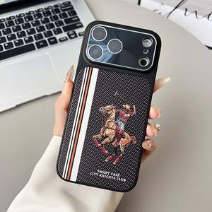 Custodia Antiurto per <span class=keywords><strong>iPhone</strong></span> 17 16 15 14 13 <span class=keywords><strong>12</strong></span> con Design Ricamato a Polo, Stile Business - Product Image 4