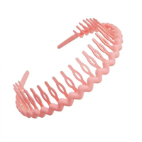 Bando sisir matte, bando plastik wanita gadis untuk mencuci wajah dan makeup