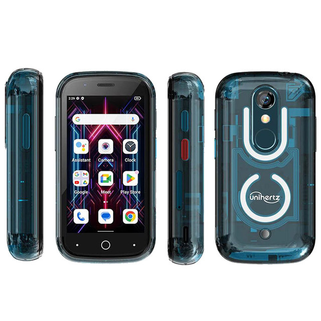 Jelly Star Mini 3-Inch LTE Android 13 Smartphone 8GB RAM 256GB 48MP Camera NFC Fingerprint Dual SIM Micro SD Portable Phone