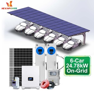 Sistema de Carport Solar Conectado a la Red para 6 Coches, 24.78KW, Sin Batería, para Uso Comercial - Product Image 4