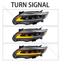 Ensamblaje de Faros Delanteros LED para Auto SINDAR, Accesorios de Lámparas Delanteras Modificadas para Toyota Corolla 2010 2011 2012 2013 al por Mayor