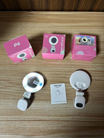 Lampe de remplissage pour téléphone portable à clipser, portable, pour embellir, température de couleur réglable, lampe de beauté pour selfie avec miroir