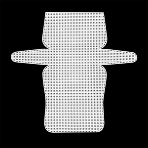 33055-1 fogli di tela di rete di plastica trasparente per borsa all'uncinetto fai da te che fanno ricamo croce Crafting - Product Image 4