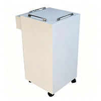 Chariot roulant pour salon de coiffure et spa avec armoire de rangement verrouillable, roues pivotantes fluides, organisateur multi-niveaux pour outils de barbier